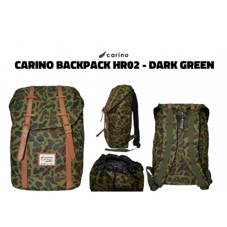 Carino Backpack - HR02 - DARK GREEN