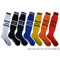 Cotton Spandex 1/2 Length Sport Socks - BLACK -
