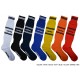 Cotton Spandex 1/2 Length Sport Socks - WHITE -