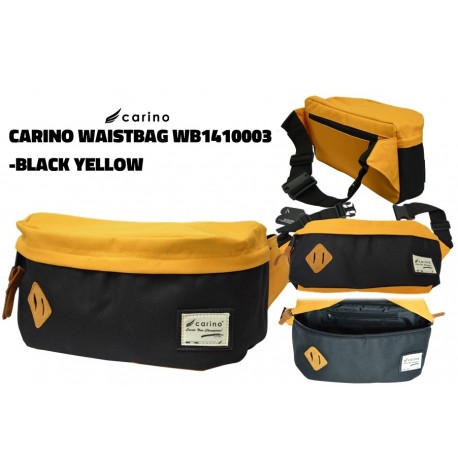 Carino Waist Bag - WB1410003 Black Yellow