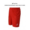 Carino Soccer Short - FB-S-1101 - Red